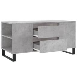 Berkfield Home Coffee Table Concrete Grey 102x44.5x50 cm Engineered Wood - thumbnail 6