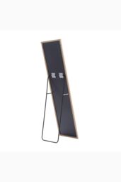 H&O Direct 37cm W x 147cm H Rectangular Dressing Floor Mirror Wall Mounted Full Length Mirror with Bracket, Gold - Size: 37 cm W x 147 cm H - thumbnail 4