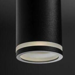 CGC Lighting 'Solis' Black Double GU10 Ceiling Spotlight with Halo Ring Adjustable Twin Spot Bar - thumbnail 6