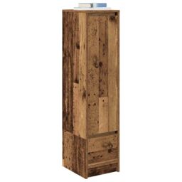 Berkfield Home Highboard Old Wood 29.5x34x119.5 cm Engineered Wood in Brown - thumbnail 4
