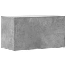 Berkfield Home Storage Chest Concrete Grey 84x42x46 cm Engineered Wood - Size: 84 x 42 x 46 cm - thumbnail 6