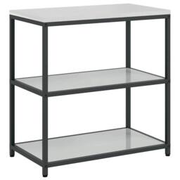 Berkfield Home with Shelf with Storage with Door Adjustable 2 pcs Galvanised steel in Silver - thumbnail 6