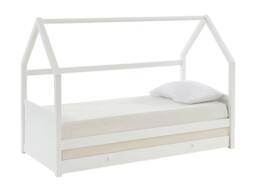Vente-unique Cabin Trundle Bed 2 X 90 X 190 Cm - Pine - White - HURRA - Size: Single - thumbnail 5
