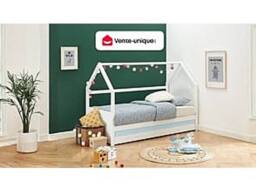 Vente-unique Cabin Trundle Bed 2 X 90 X 190 Cm - Pine - White - HURRA - Size: Single - thumbnail 4