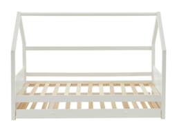 Vente-unique Cabin Trundle Bed 2 X 90 X 190 Cm - Pine - White - HURRA - Size: Single - thumbnail 1