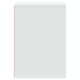 Berkfield Home Corner Chest of Drawers White 60x41x58 cm Engineered Wood - Size: 60 x 41 x 58 cm - thumbnail 6