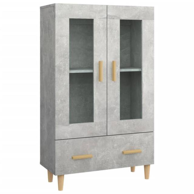Berkfield Home Highboard Concrete Grey 70x31x115 cm Engineered Wood - Size: 70 x 31 x 115 cm - image 1