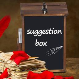 NESTLUNE Lockable Comment Ballot Boxes Feedback Tip Prayer Boxes in Dark Brown - thumbnail 4