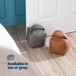 LIVIVO Weighted Cube Door Stopper Tan - thumbnail 8