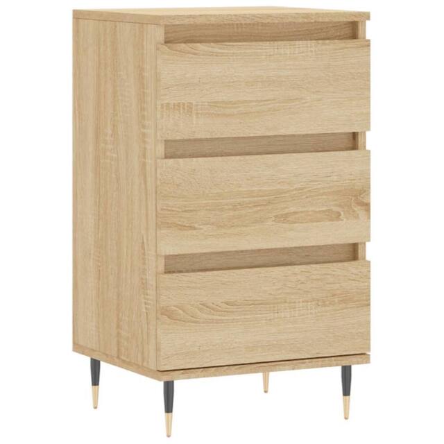 Berkfield Home Sideboard Sonoma Oak 40x35x70 cm Engineered Wood in Light Brown - Size: 40 x 35 x 70 cm - image 1
