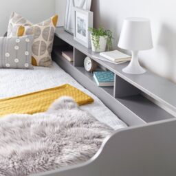 Bedmaster Tyler Guest Bed & Trundle in Grey - Size: Single - thumbnail 4