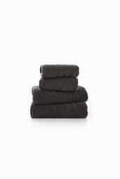 The Lyndon Company Rainham Supersoft Cotton Towel In Soft Absorbent Everyday Design in Charcoal - thumbnail 2
