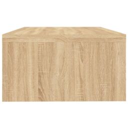 Berkfield Home Monitor Stand Sonoma Oak 42x24x13 cm Engineered Wood in Brown - Size: 42 x 24 x 13 cm - thumbnail 5