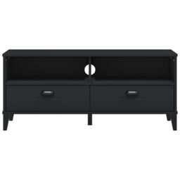 Berkfield Home TV Cabinet VIKEN Black Engineered Wood - thumbnail 6