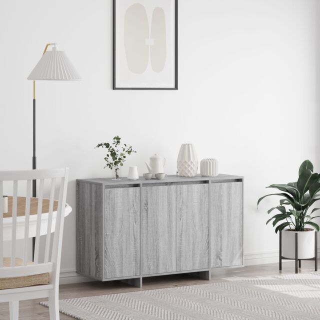 Berkfield Home Sideboard Grey sonoma Engineered wood 120 x 41 x 75 cm in Light Grey - image 1