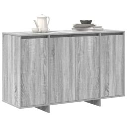Berkfield Home Sideboard Grey sonoma Engineered wood 120 x 41 x 75 cm in Light Grey - thumbnail 3