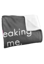 David Olenick Purrsonal Space Silky Touch Super Soft Throw Blanket 152 X 127 cm in White - thumbnail 3