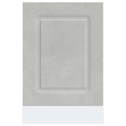 Berkfield Home Dishwasher Panel¬†Kalmar¬†Concrete Grey¬†45x1.5x67 cm Engineered Wood in Grey - Size: 45x1.5x67 cm - thumbnail 4