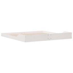Berkfield Home White 200 x 200 cm Pine wood - thumbnail 8
