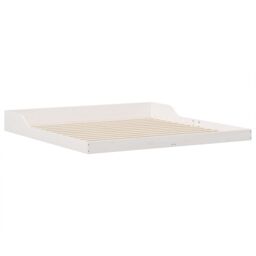 Berkfield Home White 200 x 200 cm Pine wood - thumbnail 2