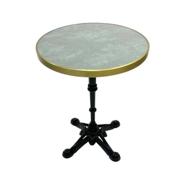 NESTLUNE Bistro Table, Paris Cafe Table, Side Table, Coffee Shop Tables in Green - Size: 100 cm x 15 cm - image 1