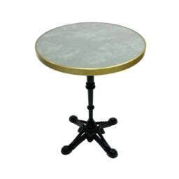 NESTLUNE Bistro Table, Paris Cafe Table, Side Table, Coffee Shop Tables in Green - Size: 100 cm x 15 cm - thumbnail 1