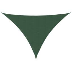 Berkfield Home Sunshade Sail Oxford Fabric Triangular 4x4x5.8 m Dark Green - thumbnail 2