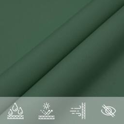 Berkfield Home Sunshade Sail Oxford Fabric Triangular 4x4x5.8 m Dark Green - thumbnail 8