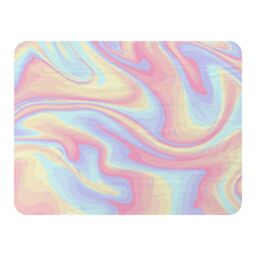 Benjamin Tate Design Colorful Marble Blanket in Natural - Size: 120 cm x 150 cm - thumbnail 1