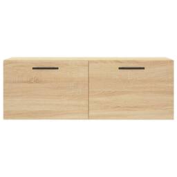 Berkfield Home Wall Cabinet Sonoma Oak 100x36.5x35 cm Engineered Wood in Light Tan - thumbnail 5