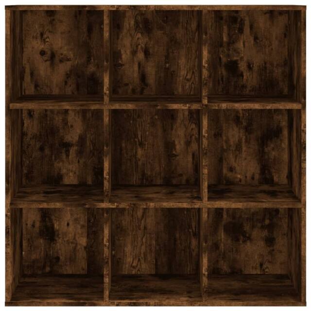 Berkfield Home Classic Book Cabinet Smoked Oak 98x30x98 cm in Brown - Size: 98 x 30 x 98 cm - image 1