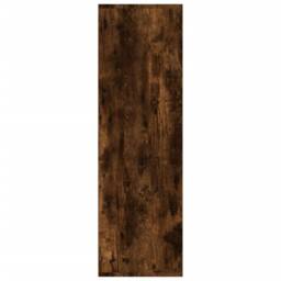 Berkfield Home Classic Book Cabinet Smoked Oak 98x30x98 cm in Brown - Size: 98 x 30 x 98 cm - thumbnail 4