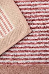 CHRISTY 'Portobello Stripe' Coastal Inspired Bath Rugs in Pink - thumbnail 3
