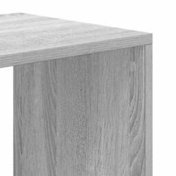 Berkfield Home Book Cabinet Grey Sonoma 66x31x112 cm Engineered Wood - Size: 66 x 31 x 112 cm - thumbnail 7