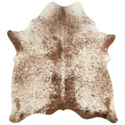 Berkfield Home Real Cowhide Rug Brown & White 180x220 cm - Size: Medium - thumbnail 8