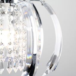 ValueLights Acurva Acrylic Droplets Silver Ceiling Pendant Droplets Shade - thumbnail 5