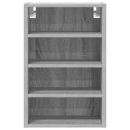 Berkfield Home Hanging Cabinet Grey Sonoma 40x29.5x60 cm Engineered Wood - thumbnail 4