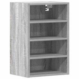 Berkfield Home Hanging Cabinet Grey Sonoma 40x29.5x60 cm Engineered Wood - thumbnail 2