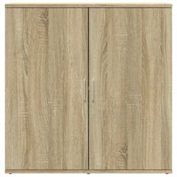 Berkfield Home Sideboards 2 pcs Sonoma Oak 79x38x80 cm Engineered Wood in Brown - Size: 79 x 38 x 80 cm - thumbnail 5