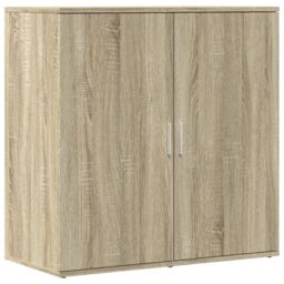 Berkfield Home Sideboards 2 pcs Sonoma Oak 79x38x80 cm Engineered Wood in Brown - Size: 79 x 38 x 80 cm - thumbnail 4