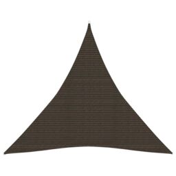 Berkfield Home Sunshade Sail 160 g/m ² Brown 3.6x3.6x3.6 m HDPE - thumbnail 1