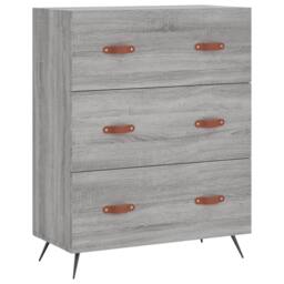 Berkfield Home Highboard Grey Sonoma 69.5x34x180 cm Engineered Wood - thumbnail 7
