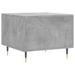 Berkfield Home Decorative Coffee Table Concrete Grey 50x50x40 cm Engineered Wood - Size: 50 x 50 x 40 cm - thumbnail 8
