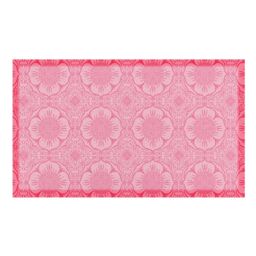 Artsy Mats Pink Floral Pattern Indoor & Outdoor Doormat - 70x40cm - Size: 40 cm x 70 cm - thumbnail 2