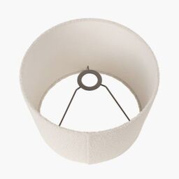 Ruma White Boucle Tapered Lampshade - Size: 18 inches - thumbnail 4
