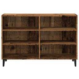 Berkfield Home Sideboard Old Wood 103.5x35x70 cm Engineered Wood in Brown - thumbnail 5