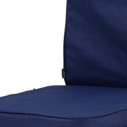 icon 6-Pack Outdoor Garden Seat Pads in Navy - thumbnail 3