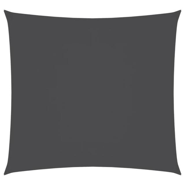 Berkfield Home Sunshade Sail Oxford Fabric Square 3.6x3.6 m Anthracite in Dark Grey - image 1