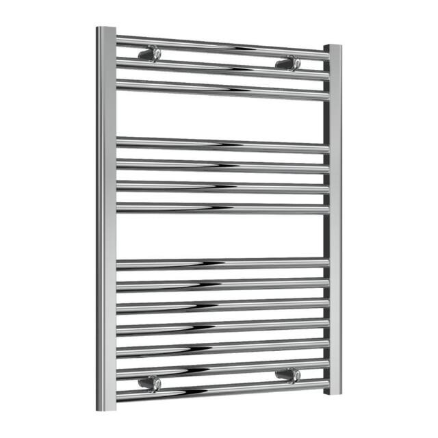 Bathroom Kingdom Diva Electric Chrome Straight Heated Towel Rail 800x600 in Silver - image 1