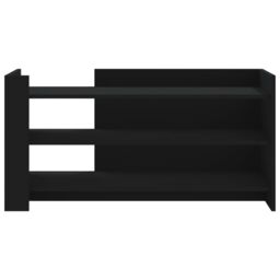 Berkfield Home Coffee Table Black 100x50x50 cm Engineered Wood - Size: 100 x 50 x 50 cm - thumbnail 4